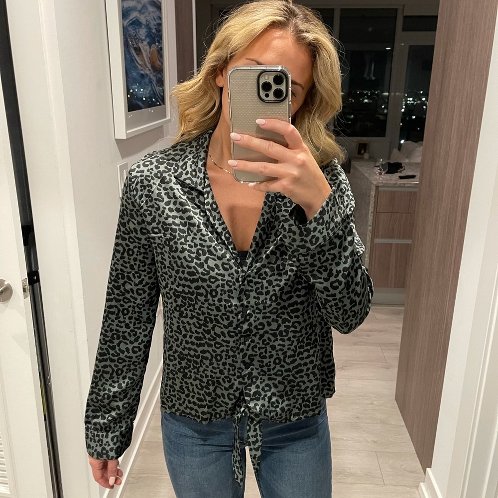 Cotton Candy LA Silky Button Up